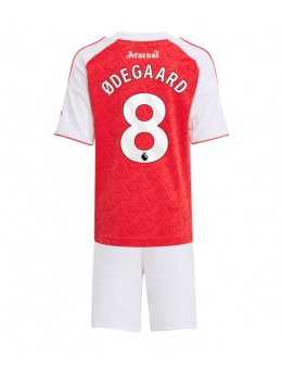 Arsenal Martin Odegaard #8 Replika Hemmakläder Barn 2025-26 Kortärmad (+ byxor)